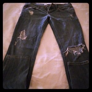 Ocean side super skinny hollister jeans